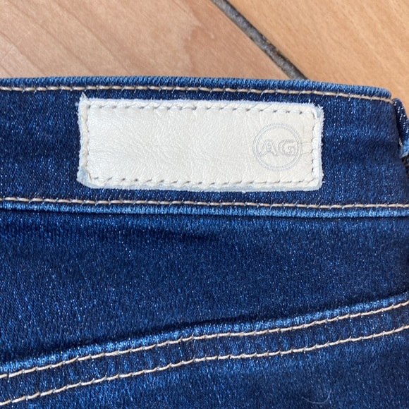 AG B-Type 01 Legging Ankle: Blue Mid Rise Skinny Stretch Jeans, Size 26×28 - Picture 12 of 14